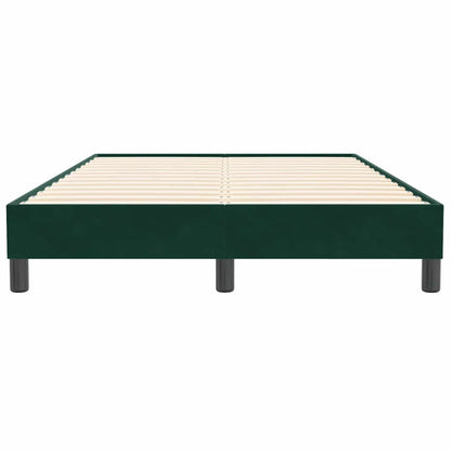 Giroletto a Molle senza Materasso Verde Scuro 120x210cm Velluto | homemem39