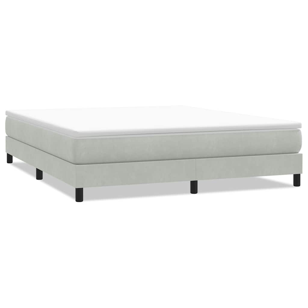 Giroletto a Molle senza Materasso 180x210cm Velluto | homemem39