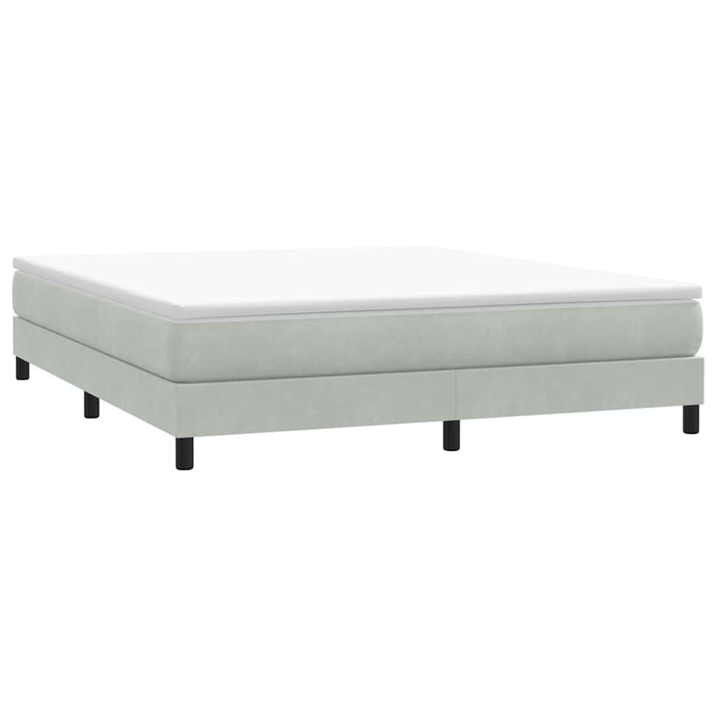 Giroletto a Molle senza Materasso 180x210cm Velluto | homemem39