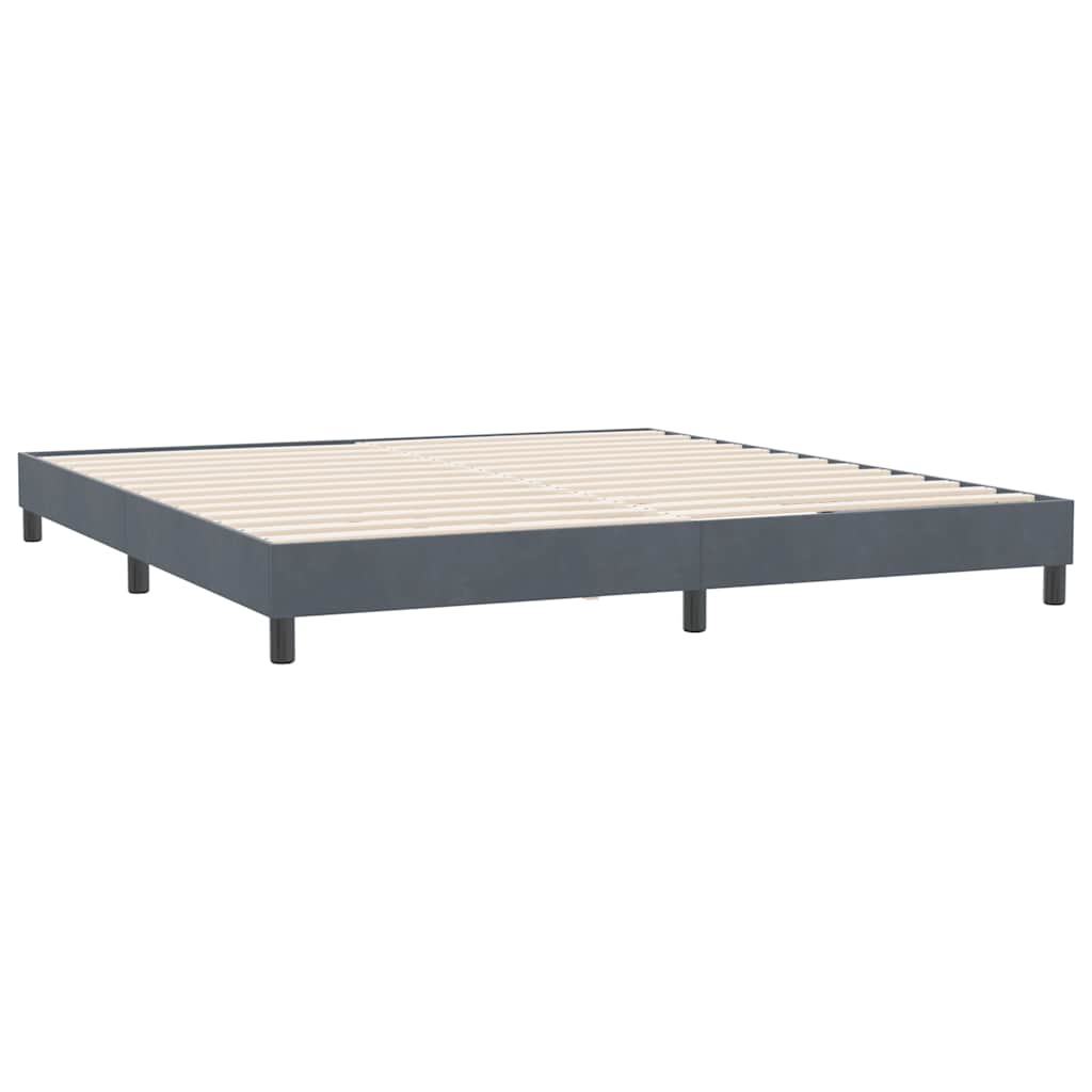 Giroletto a Molle senza Materasso 180x210 cm Velluto | homemem39