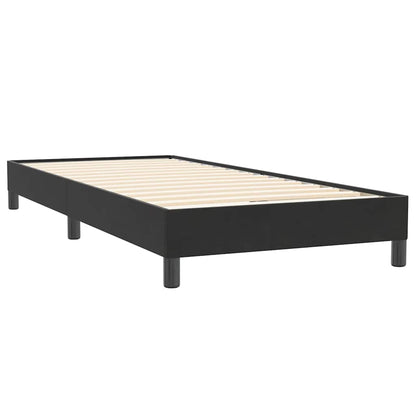 Letto a Molle senza Materasso Nero 90x220 cm in Velluto | homemem39