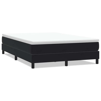 Letto a Molle senza Materasso Nero 140x220 cm in Velluto | homemem39