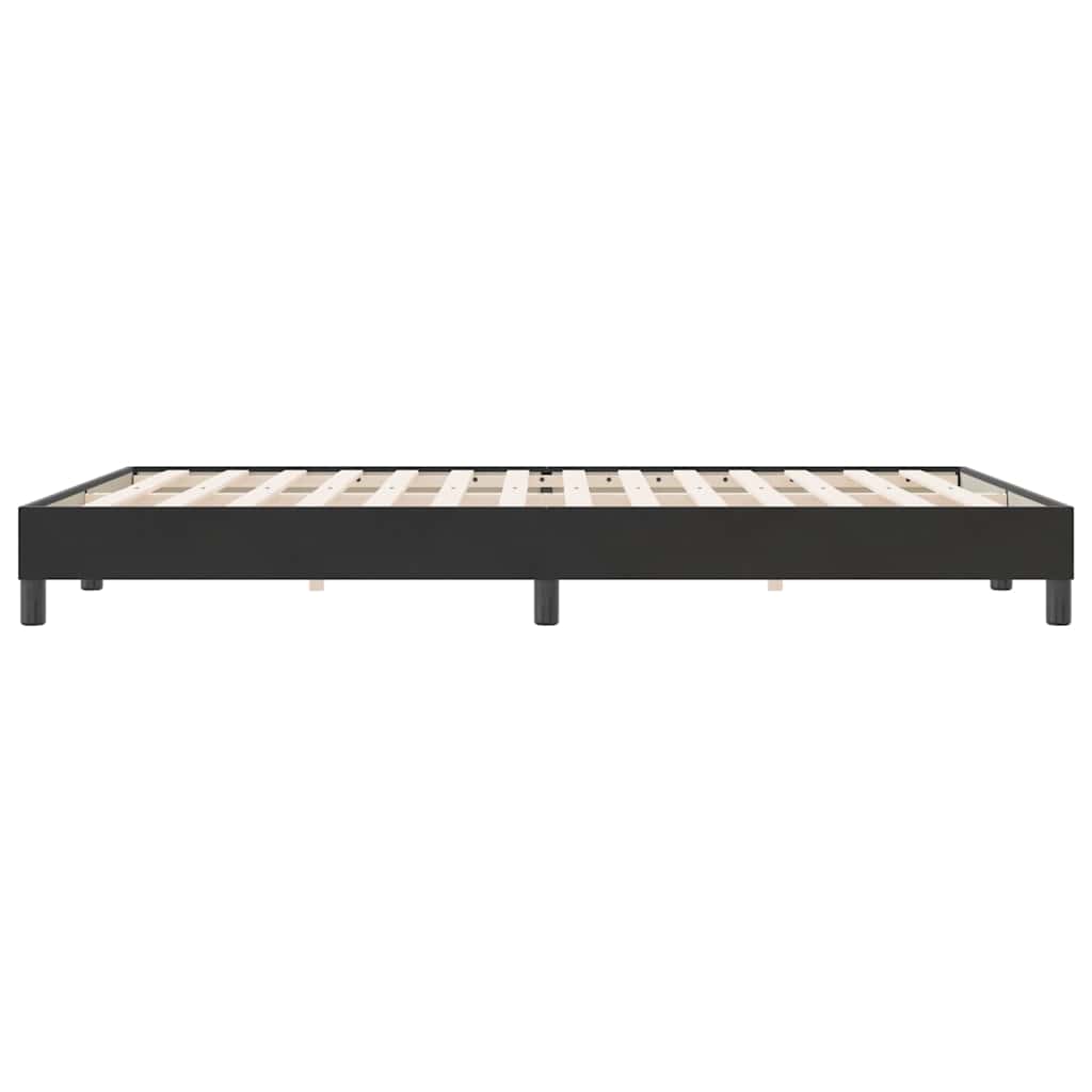 Letto a Molle senza Materasso Nero 140x220 cm in Velluto | homemem39