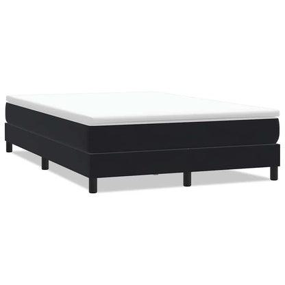 Letto a Molle senza Materasso Nero 160x220 cm in Velluto | homemem39