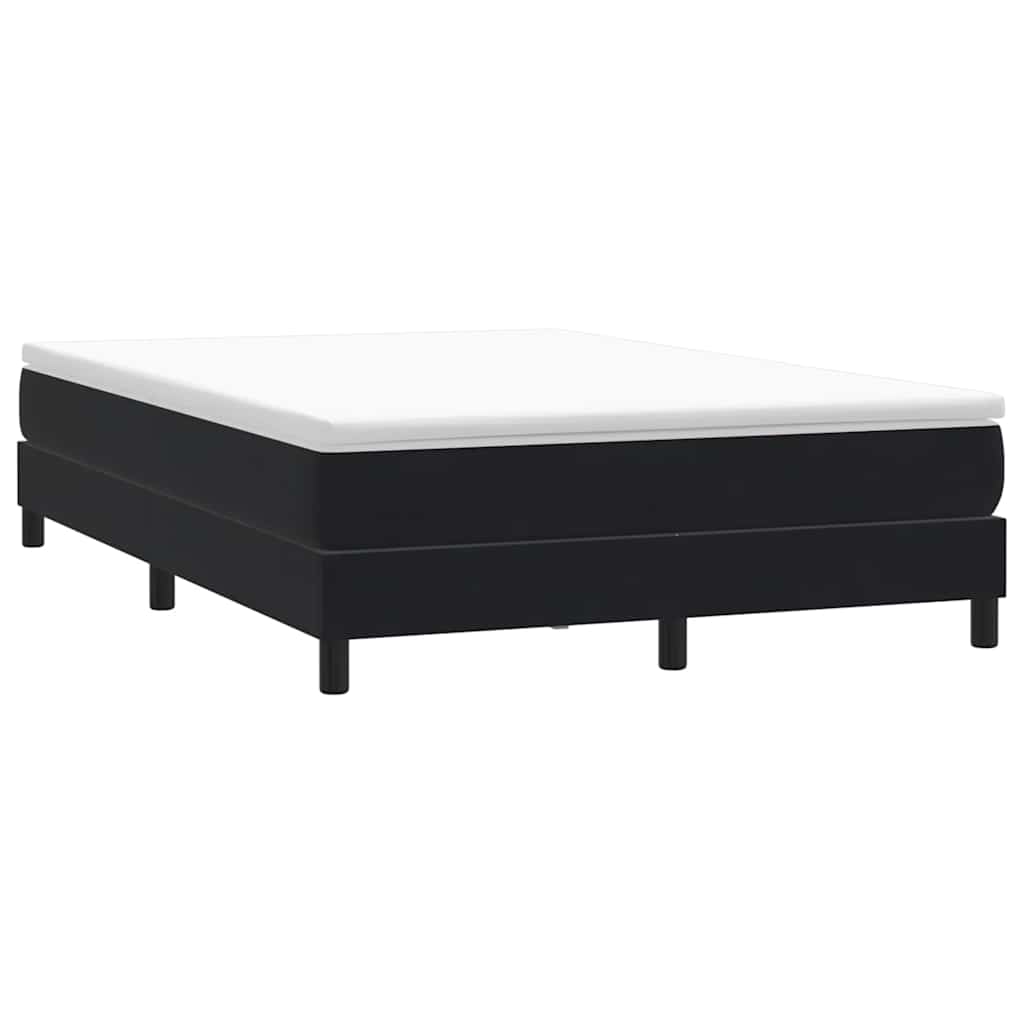 Letto a Molle senza Materasso Nero 160x220 cm in Velluto | homemem39