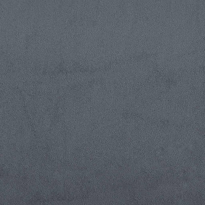 Letto a Molle senza Materasso Grigio Scuro 200x220 cm Velluto | homemem39