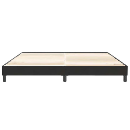 Letto a Molle senza Materasso Nero 200x220 cm in Velluto | homemem39