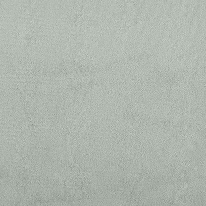 Giroletto a Molle con Materasso Grigio Chiaro 80x210 cm Velluto | homemem39