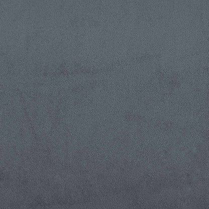 Giroletto a Molle con Materasso Grigio Scuro 80x210 cm Velluto | homemem39