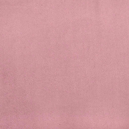 Giroletto a Molle con Materasso Rosa 160x210 cm in Velluto | homemem39