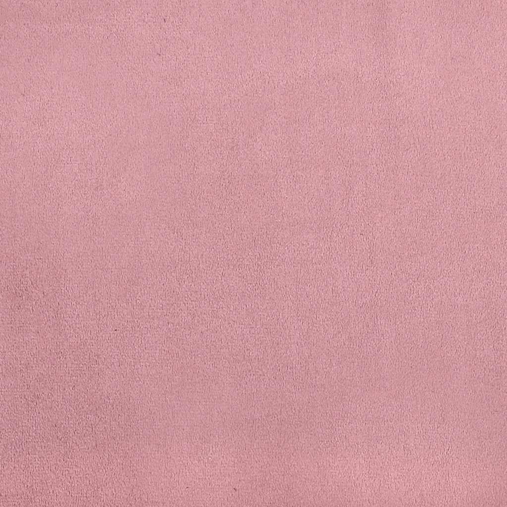 Giroletto a Molle con Materasso Rosa 120x220 cm in Velluto | homemem39