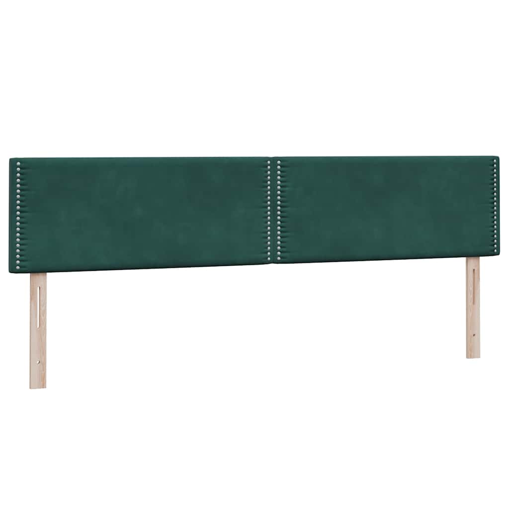 Giroletto a Molle con Materasso Verde Scuro 180x220 cm Velluto | homemem39