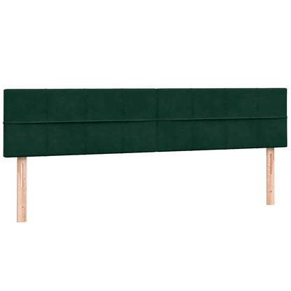 Giroletto a Molle con Materasso Verde Scuro 180x220 cm Velluto | homemem39