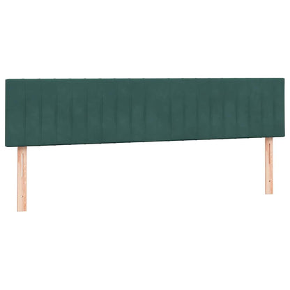 Giroletto a Molle con Materasso Verde Scuro 180x220 cm Velluto | homemem39