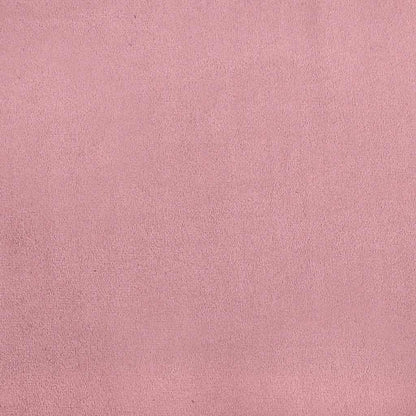 Giroletto a Molle con Materasso Rosa 160x220 cm in Velluto