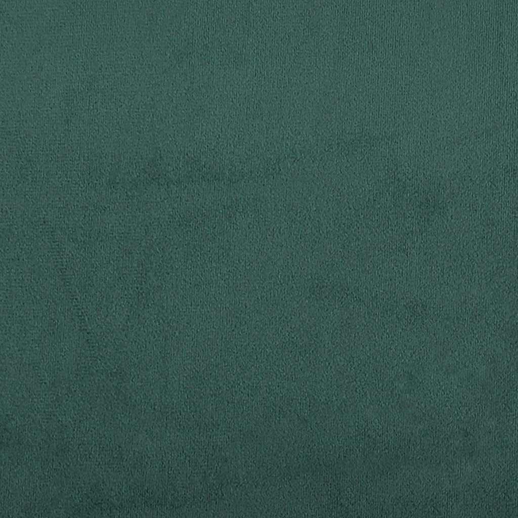 Giroletto a Molle con Materassi Verde Scuro 180x220 cm Velluto | homemem39