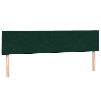 Giroletto a Molle con Materasso Verde Scuro 180x220 cm Velluto | homemem39