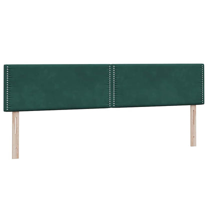 Giroletto a Molle con Materasso Verde Scuro 180x220 cm Velluto | homemem39