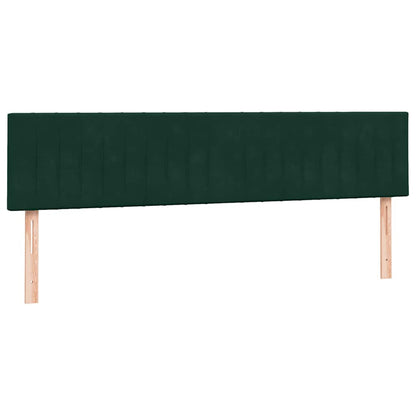 Giroletto a Molle con Materasso Verde Scuro 180x220 cm Velluto | homemem39