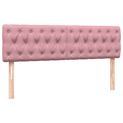 Giroletto a Molle con Materasso Rosa 140x210 cm in Velluto | homemem39
