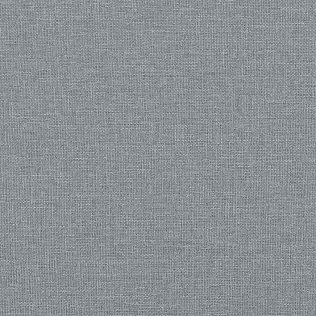 Poltrona a Dondolo con Poggiapiedi Grigio chiaro in Tessuto - homemem39