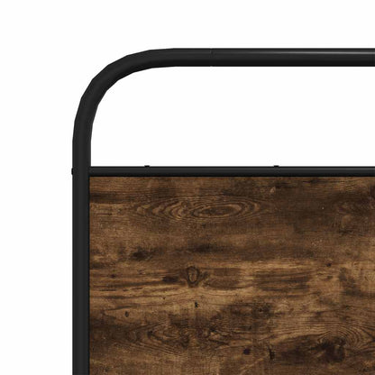 Giroletto senza Materaso in Metallo Rovere Fumo 183x213 cm | homemem39