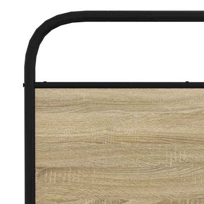 Giroletto senza Materaso in Metallo Rovere Sonoma 180x200 cm | homemem39