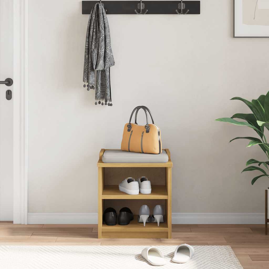 Panca da Corridoio SANDNES 45x40x50 cm Legno Massello di Pino | homemem39