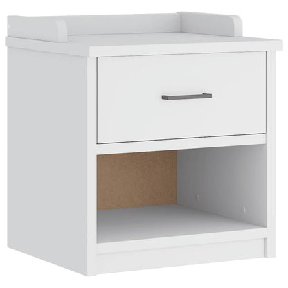 Panca da Corridoio SANDNES Bianca 45x40x50 cm in Legno di Pino | homemem39