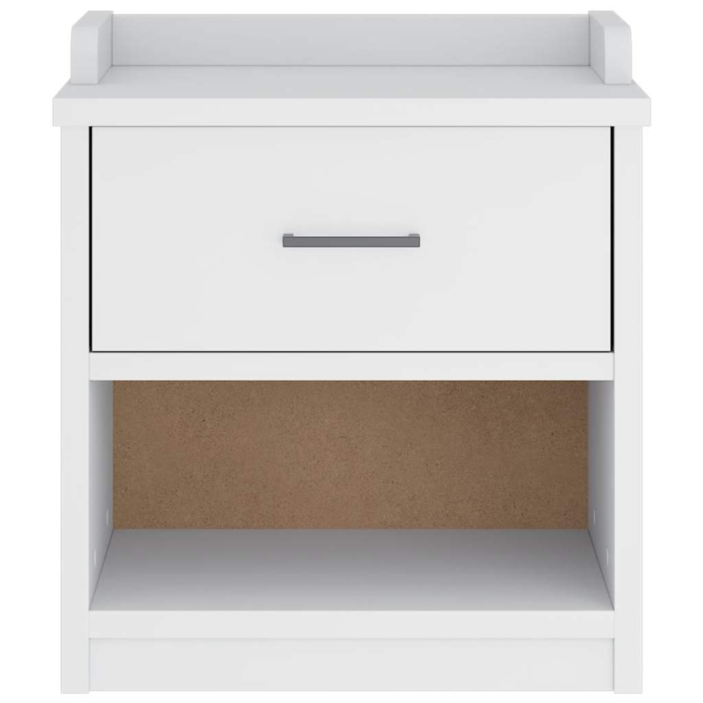 Panca da Corridoio SANDNES Bianca 45x40x50 cm in Legno di Pino | homemem39