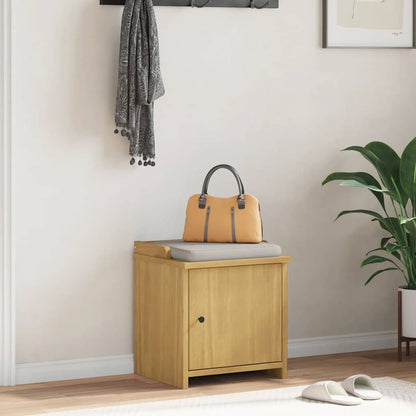 Panca da Corridoio SANDNES 45x40x50 cm Legno Massello di Pino | homemem39