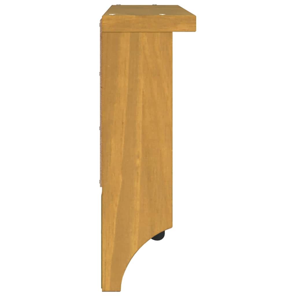 Appendiabiti da Parete SANDNES 45x12x35 cm in Legno di Pino - homemem39