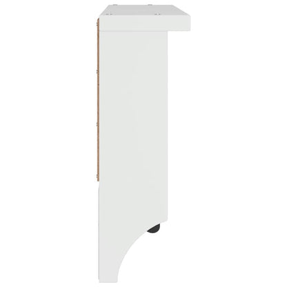 Appendiabiti da Parete SANDNES Bianco 45x12x35 cm Legno di Pino - homemem39