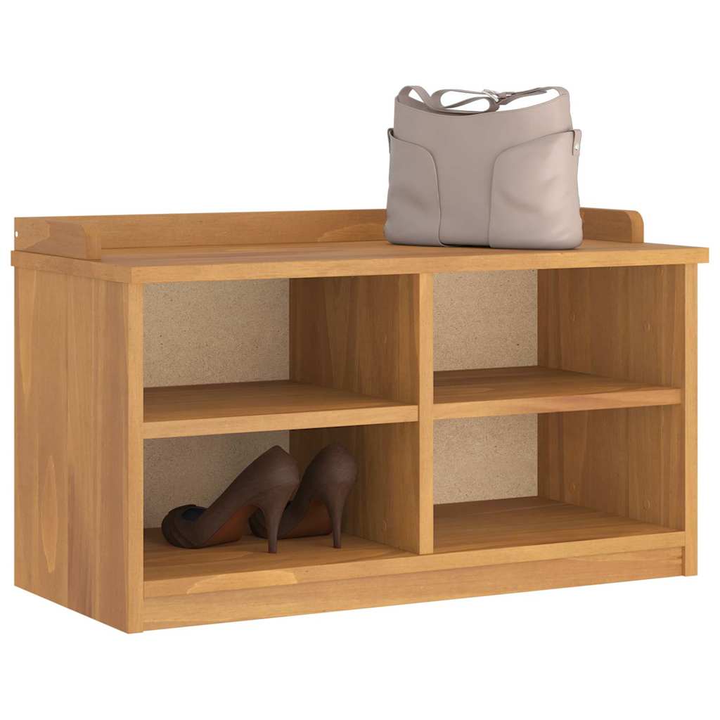 Panca da Corridoio SANDNES 87x40x50 cm Legno Massello di Pino