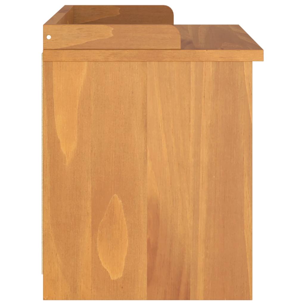 Panca da Corridoio SANDNES 87x40x50 cm Legno Massello di Pino