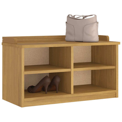 Panca da Corridoio SANDNES 87x40x50 cm Legno Massello di Pino