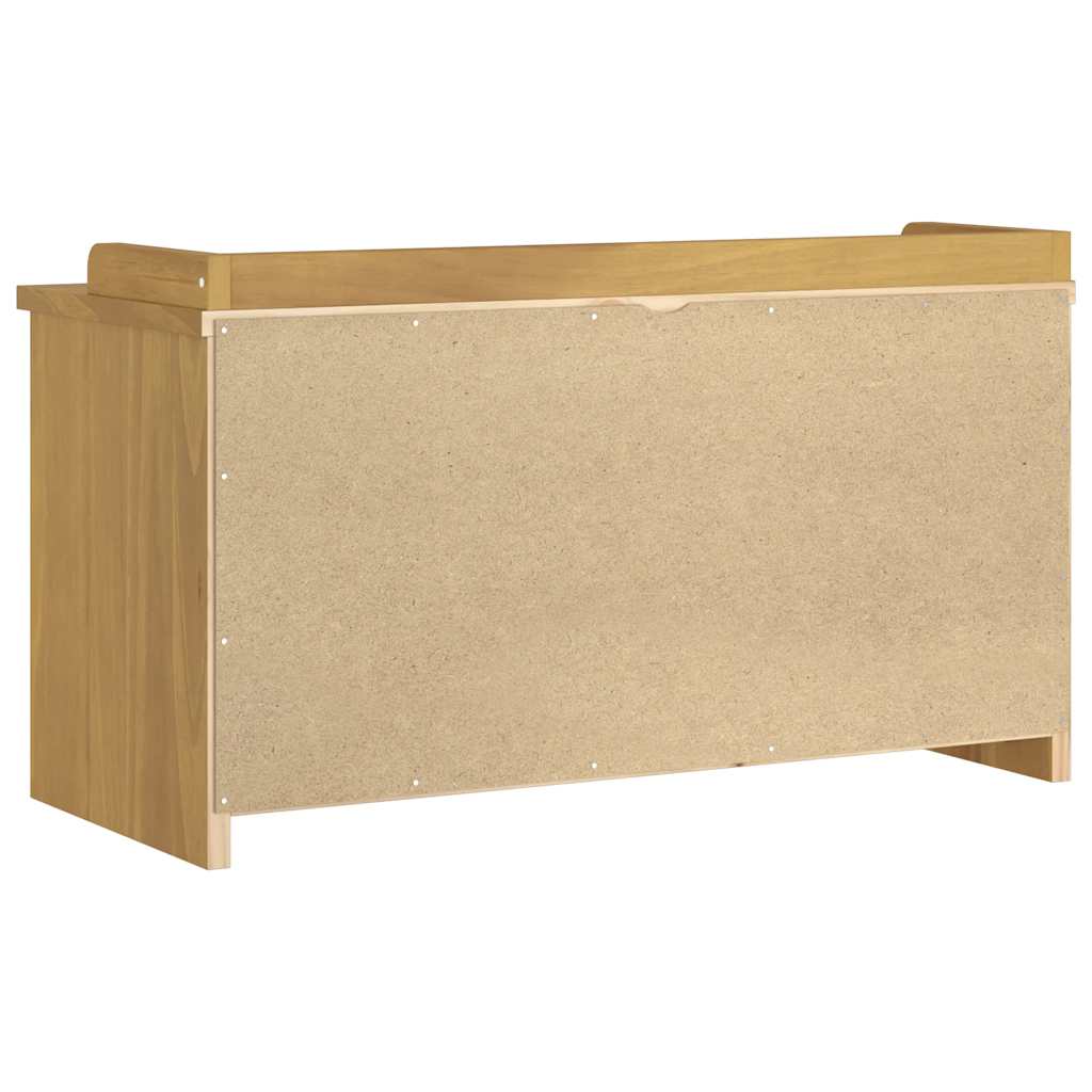 Panca da Corridoio SANDNES 87x40x50 cm Legno Massello di Pino
