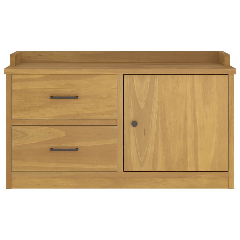 Panca da Corridoio SANDNES 87x40x50 cm Legno Massello di Pino | homemem39