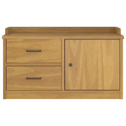 Panca da Corridoio SANDNES 87x40x50 cm Legno Massello di Pino | homemem39