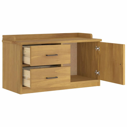 Panca da Corridoio SANDNES 87x40x50 cm Legno Massello di Pino | homemem39