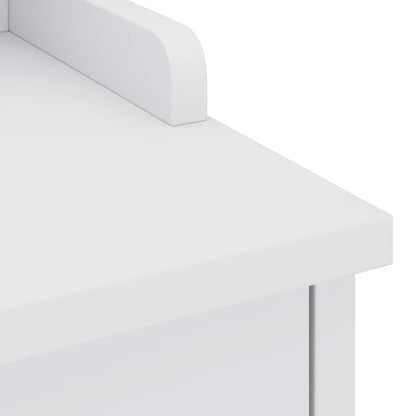 Panca da Corridoio SANDNES Bianca 87x40x50 cm in Legno di Pino | homemem39