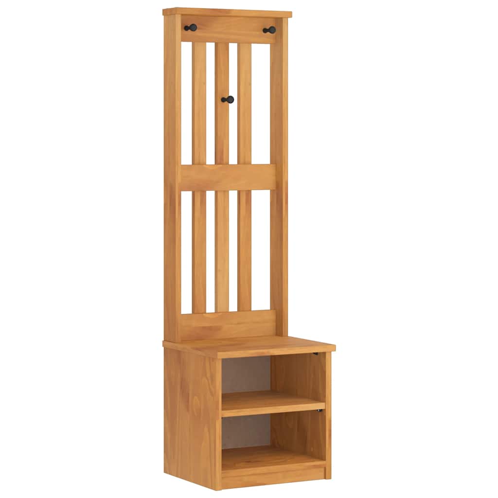 Albero da Ingresso SANDNES 45x40x159,5 cm in Legno di Pino | homemem39