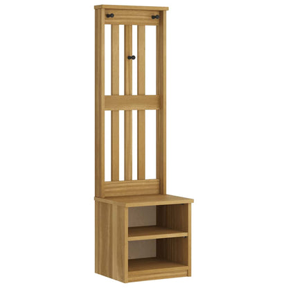 Albero da Ingresso SANDNES 45x40x159,5 cm in Legno di Pino