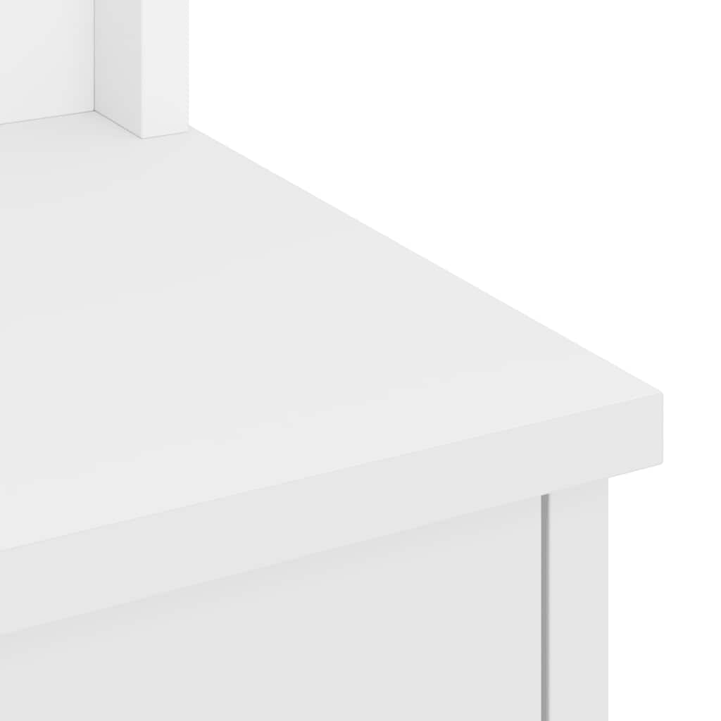 Albero da Ingresso SANDNES Bianco 45x40x159,5 cm Legno di Pino | homemem39