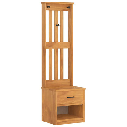 Albero da Ingresso SANDNES 45x40x159,5 cm in Legno di Pino