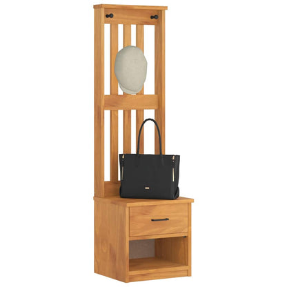 Albero da Ingresso SANDNES 45x40x159,5 cm in Legno di Pino