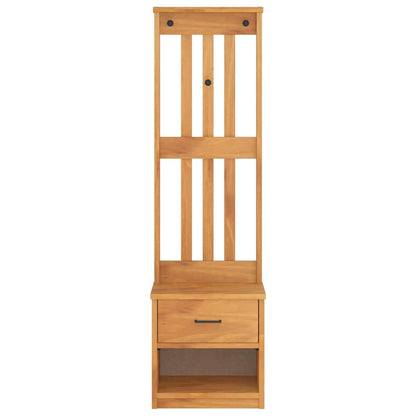 Albero da Ingresso SANDNES 45x40x159,5 cm in Legno di Pino | homemem39