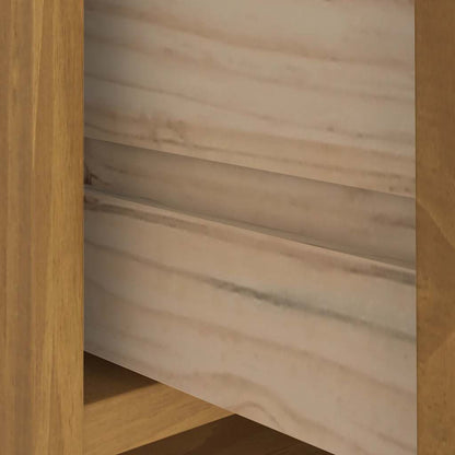Albero da Ingresso SANDNES 45x40x159,5 cm in Legno di Pino