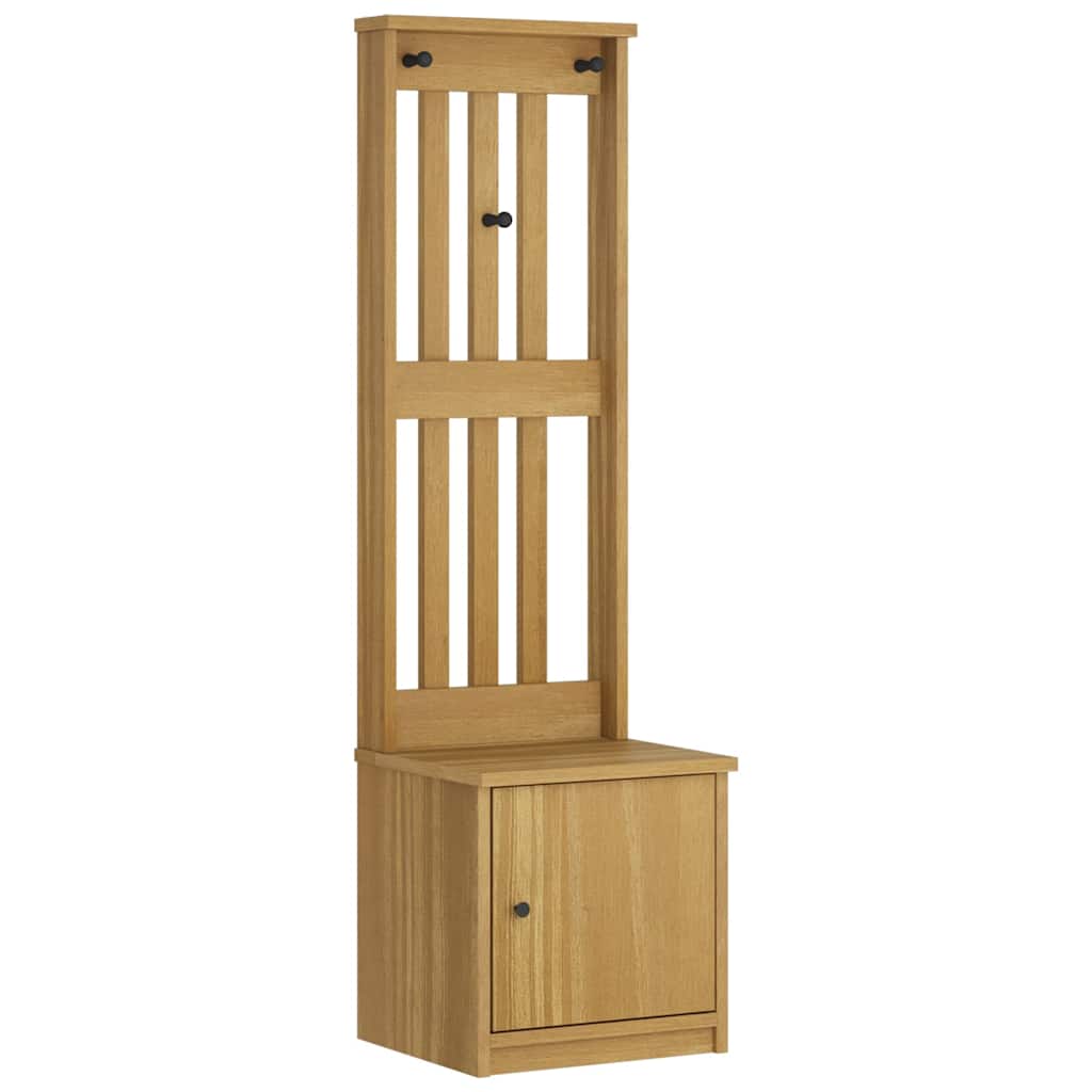 Albero da Ingresso SANDNES 45x40x159,5 cm in Legno di Pino | homemem39