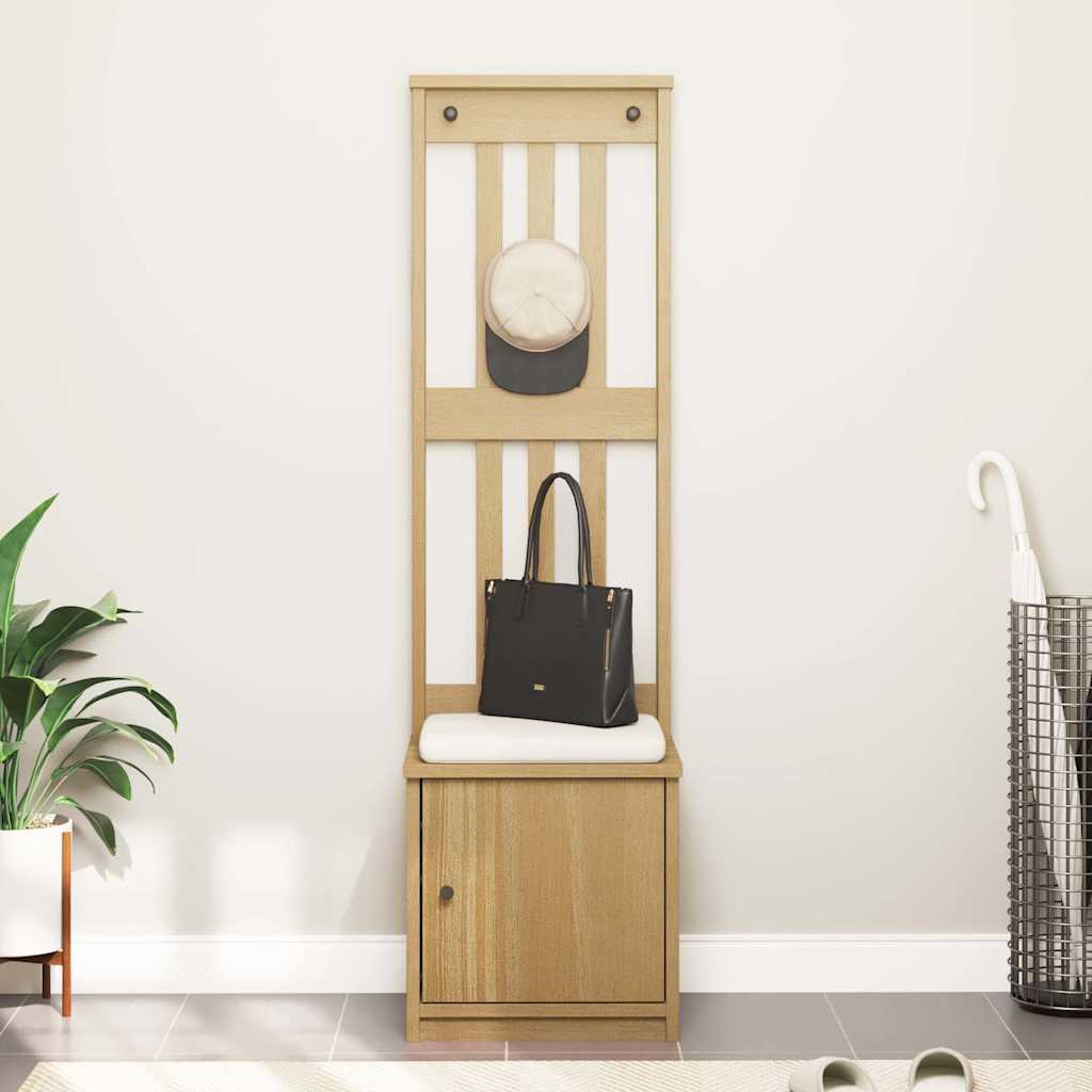 Albero da Ingresso SANDNES 45x40x159,5 cm in Legno di Pino | homemem39